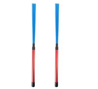 Alipis 2 Pièces Balai de Batterie Jazz, Balai de Tambour en Nylon, Manche en Alliage D'aluminium, Structure à Tiges Groupées, pour Caisse Claire et Cajon, Percussionnistes Débutants