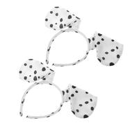 Alipis 2 pièces Bandeau Oreilles Chien Tacheté et pour Cosplay et à Thème Animalier Accessoire Réutilisable pour Adultes