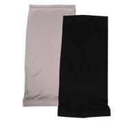 Alipis 2 pièces Bonnet pour Dreads Longs Tube Respirant pour Femmes Bonnet de Nuit Confortable Tissu Respirant Protection Anti-noeuds et Frictions Noir et Gris