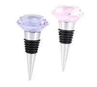 Alipis 2 pièces Bouchons de Bouteille Inoxydable Bouchon pour et Whisky Étanche et Décoratif et Réutilisable Finition Lisse sans Bavure Protection Bouteille