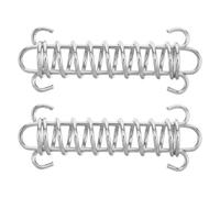 Alipis 2 Pièces Boucle de Tente à Ressort, Tendeur de Corde de Camping | Installation sans Outil, Maintien Ferme sous Vent, pour Tentes et Haubans de Bâche, Argenté