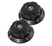 Alipis 2 pièces Bouton Thermostat pour Friteuse et Four Couvercle de Commande de Température Facile à Installer et Compatible Cuisinière Thermostat Lot