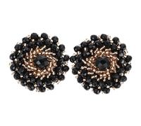 Alipis 2 pièces Boutons de Couture Cristal Ronds Lot de Décorations Élégantes pour Manteaux et Tapisserie Boutons Capitonnage Réutilisables pour Accessoires de Couture