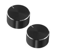 Alipis 2 pièces Boutons Potentiomètre Plastique Interrupteur Rotatif pour Contrôle Précis Lumière Remplacement de Bouton pour Variateur de Volume Adapté Maison et Au Bureau