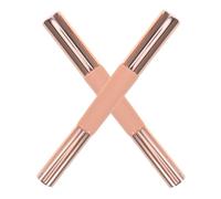 Alipis 2 pièces Brosse à Lèvres Double Embout Silicone Rétractable Applicateur de Correcteur Compact Portable avec Capuchon Pinceau Maquillage Mini pour Gloss à Lèvres et Nail Art Voyage