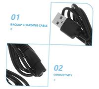 Alipis 2 pièces Câble de Charge USB pour Rasoir Électrique et Conducteur Cordon de Remplacement Résistant pour Tondeuse et Rasoir