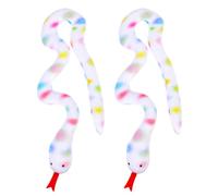Alipis 2 Pièces Chat en Peluche Herbe à Chat Blanche à Mâcher Interactif pour Soulager Le Stress et Accompagner Le Jeu