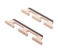 Alipis 2 pièces Chevalet Banjo Bois Massif Palissandre et Érable Pont de Remplacement et Léger pour Banjo et Cordes Accessoire Facile à Installer
