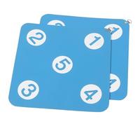 Alipis 2 pièces Cible Murale Double Face Anti-Perforation pour Escrime et Tir à Arc Entraînement Ajustable Compacte et Facile à Installer pour Amélioration Précision