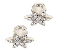 Alipis 2 pièces Clou Diamant Décoratif pour Bracelet Montre Breloque Métal Doré Étoile Ornement Silicone Résistant Accessoire Personnalisé pour Bracelet Montre