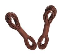 Alipis 2 Pièces Corde de Camping Paracorde Brins Corde Utilitaire Résistante Nylon avec Fil Réfléchissant pour Tente Randonnée Survie et Linge Extérieur Lot de Marron