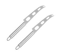 Alipis 2 pièces Couteau à Fromage Manuel Acier Inoxydable Coupe Beurre et Compact Outil de Cuisine Pratique pour Maison Restaurant et Pâtisserie