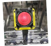 Alipis 2 Pièces Couvercle de Protection Transparent pour Bouton Poussoir Auto Adhésif Poussière et Activation Involontaire Compatible Interrupteur Alimentation Rond Usage Industriel et