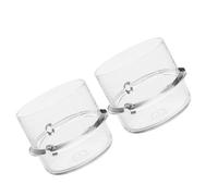 Alipis 2 Pièces Couvercles de Tasse à Mesurer Plastique Transparent Compatibles avec Blender avec Bouchon Doseur Étanche Rechange 2pcs