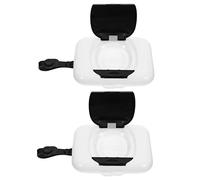 Alipis 2 Pièces Distributeur de Lingettes Humides Boîte à Lingettes Portable Réutilisable pour Couches pour Voyage Maison