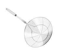 Alipis 2 Pièces Écumoire Araignée Inox Passoire à Friture à Mailles Fines Cuillère Filtre Huile et Eau pour Cuisine Poignée Ergonomique sans Crochet Filtre Alimentaire Multifonction pour