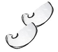 Alipis 2 pièces Entonnoir de Lavage Cheveux Noir Outil Soin Capillaire Professionnel Protection Visage et Corps Flexible Étanche pour Rinçage et Coloration Adapté Cheveux Bouclés et Secs