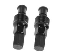 Alipis 2 pièces Extracteur de Manivelle Vélo Trempé Outil Pédalier Démontage Compact et Compatible Manivelles Carrées et Cannelées Kit Professionnel pour Entretien Vélo