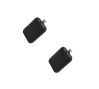 Alipis 2 Pièces Flasque Acier Inoxydable avec Couvercle Plat Bouteille de Whisky Portable Carrée pour Hommes et Femmes pour Randonnée et Voyage Noire