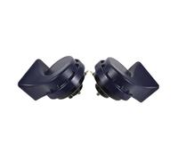 Alipis 2 Pièces Klaxon Escargot Double Électrique Étanche Antichoc pour Camions Suv Compatible Multivéhicules Sécurité Routière