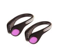 Alipis 2 pièces LED Clip Lumineux pour Chaussures Rose Lampe de Sécurité Rechargeable Résistante Pluie pour Course Jogging Vélo et Marche Nocturne