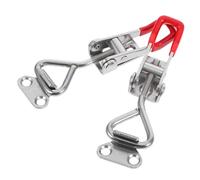 Alipis 2 Pièces Loquet à Bascule Réglable Acier Inoxydable de Serrure de Sécurité pour Porte Verrou Armoire Installation Fiable pour Maison Bureau