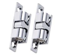 Alipis 2 pièces Loquet à Bille INOX pour Porte Armoire et Placard Double Ressort Tension Serrure Stable pour Portes de Meuble et Placard Kit Compatible Yacht et Bateau