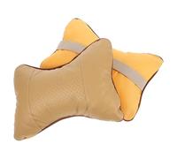 Alipis 2 pièces Lot de Coussins Cervicaux Ergonomiques Os pour Voiture Oreillers Respirants et Confortables Soutien du Cou Antifatigue pour Voyages Longs