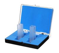 Alipis 2 pièces Lot de Cuvettes Quartz pour Analyse Comparative Laboratoire Précision pour Spectrophotomètre UV Visible