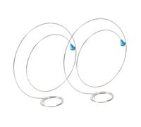 Alipis 2 pièces Loupe de Précision pour Réparation de Montres Support Fil Métallique Flexible Léger Maintien Stable pour Horloger Lot de Outil Compact et Pratique Couleur Aléatoire