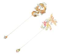 Alipis 2 pièces Marque-page Métallique Décoratif Style Chinois Mythes Classiques pour Étudiants Ornement Élégant pour Lecture et Cadeau Scolaire