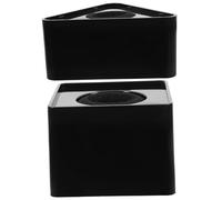 Alipis 2 pièces Mic Station Logo Abs Microphone Sticker Set Triangle And Square For Professional Interview