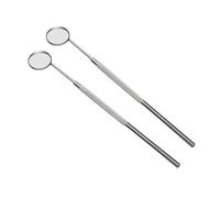 Alipis 2 Pièces Miroir de Maquillage Inoxydable pour Extensions de Inspection des Yeux Outil Pratique pour Beauté Hygiène