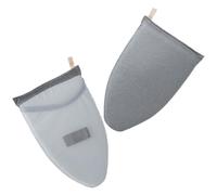 Alipis 2 Pièces Moufles de Repassage à Main Anti-vapeur, Mini Planche à Repasser pour Défroisseur Vapeur, Coton Élastique et Tissu, Anti-brûlure, Isolation Thermique, Facile à Nettoyer,