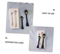 Alipis 2 pièces Moules Silicone Lampadaire pour Bougies Piliers et Résistants Haute Température Démoulage Facile pour Décoration Festive et Pâtisserie Créative