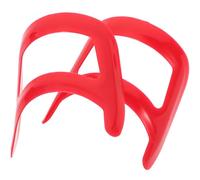 Alipis 2 Pièces Outil de Stylisme de Barbe Rouge en Pp Petit et Portable Règle de Style pour Barbe et Moustache Accessoire Pratique pour Contourner et Façonner
