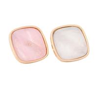 Alipis 2 pièces Palette de Mélange Ongles Marbrée avec Anneaux Shell Palette de Couleurs Résine pour Art Ongulaire Portable pour Vernis et Bases