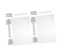 Alipis 2 Pièces Panneaux de Porte PVC Renforcé pour Machines à Popcorn Accessoires de Remplacement Prévention des Éclaboussures et Conception à Double Porte