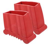 Alipis 2 Pièces Patins Échelle Antidérapants Caoutchouc Couvre Escabeau Télescopique Protection Stable pour Escalier Accessoires Sécurité pour Escaliers Extérieurs et Intérieurs