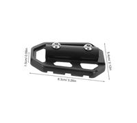 Alipis 2 Pièces Pédales de Alliage Aluminium Antidérapantes Larges pour et Tout Repose Robustes Compatibles Multi Modèles