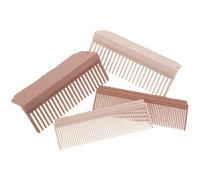 Alipis 2 pièces Peigne Lissant Résistant Chaleur pour Coiffage Accessoire Brosse Lissante Antistatique Outil Professionnel Léger pour Salon et Voyage