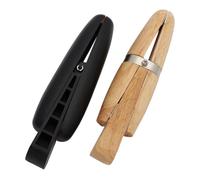 Alipis 2 pièces Pinces à Anneaux Bois et Plastique pour Bijouterie Étau de Serrage avec Outils de Fixation pour Polissage et Réparation de Bagues