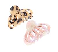 Alipis 2 pièces Pinces à Cheveux Griffes Boho Élégantes Lot de Clips à Mâchoires Antidérapants pour Femmes Accessoires Mode pour Cheveux Fins et Courts Design Simple et Chic
