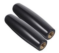 Alipis 2 pièces Poignée de Robinet Tireuse Noire Plastique Compatible Kegerator et Ergonomique pour Bars et Événements