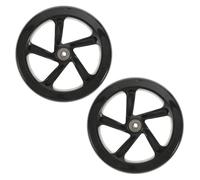 Alipis 2 pièces Roues de Scooter Silencieuses PU Haute Élasticité Roues de Rechange Durables avec Roulements pour Trottinette Urbaine Adaptées Aux Routes Pavées et Chemins Béton Lot de