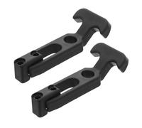 Alipis 2 Pièces Rubber T Handle Latch Heavy Duty Locking Hasp For Tool Box Equipment Cases Aviation Industrial Use