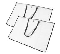 Alipis 2 pièces Sac de Transport Transparent Grand Format Pochette Dessin et Rangement pour Œuvres Art Baggers et Pratique pour Croquis Extérieur