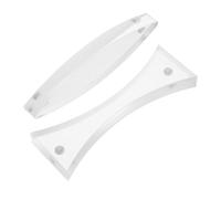 Alipis 2 Pièces Set Optique Magnétique avec Lentilles Convexes et Concaves Transparentes Kit Expérimentation Physique pour Laboratoire Scolaire et Démonstrations Scientifiques