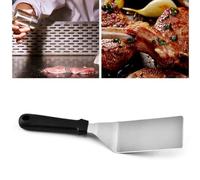 Alipis 2 Pièces Spatule en Acier Inoxydable Manche en Pp, Robuste et Flexible, Résistance Haute Température, pour Cuisiner Pâtisseries et Quiches en Teppanyaki