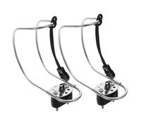 Alipis 2 pièces Support Bouée Sauvetage Acier Inoxydable Fixation Stable et Sécurisée pour Bateaux et Yachts Résistance pour Équipements Urgence